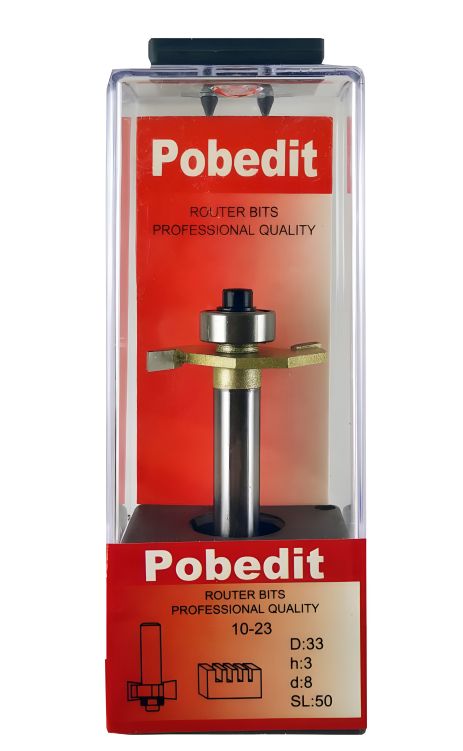 Фреза для выборки четверти 33мм, 3мм, 8мм Pobedit P-1023-08-03 Фреза для выборки четверти 33мм, 3мм, 8мм Pobedit P-1023-08-03