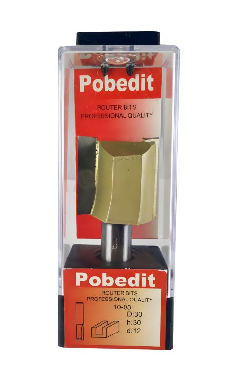 Фреза пазовая прямая D-30 мм, d-12 мм Pobedit P-1003-12-30 Фреза пазовая прямая D-30 мм, d-12 мм Pobedit P-1003-12-30