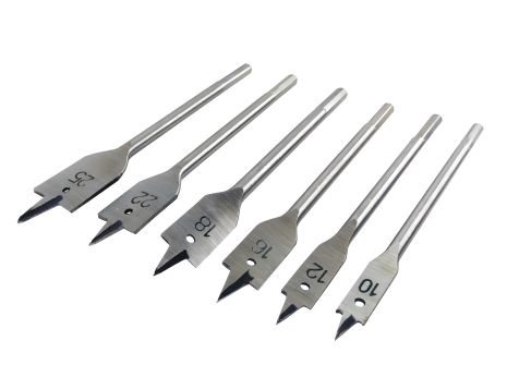 Набор перьевых сверл по дереву 6 шт. ZHWEI ZWFN-1025 Набор перьевых сверл по дереву 6 шт. ZHWEI ZWFN-1025