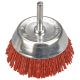 Торцевая зачистная щетка с хвостовиком 65 мм, нейлон, Verto 62H708
