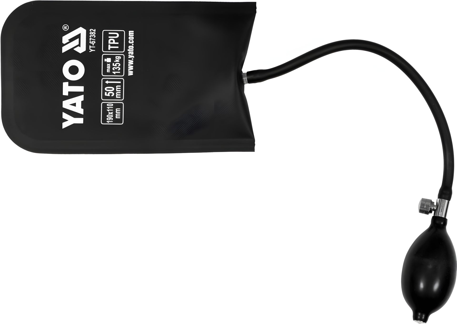Подушка надувна монтажна для підйому вантажів 135 кг, Yato YT-67382 Подушка надувна монтажна для підйому вантажів 135 кг, Yato YT-67382