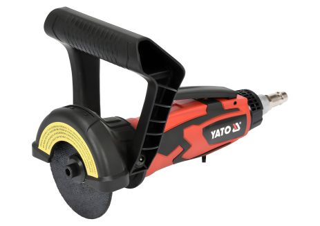 Резак пневматический, ручной для диска Ø= 75/9.5 мм, Ø= 1/4", 8 Bar, 170 л/мин YaTo YT-09717 Резак пневматический, ручной для диска Ø= 75/9.5 мм, Ø= 1/4", 8 Bar, 170 л/мин YaTo YT-09717