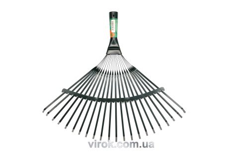 Металлические грабли для уборки листьев, ширина 460мм, Vorel 99401
