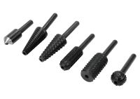 Набір різних фрез по металу та дереву для дриля, зі шпінделем Ø= 6 мм, 6 шт. Yato YT-61712