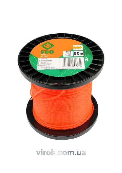 Леска для триммера квадратная 2мм х 90метров Vorel 89483