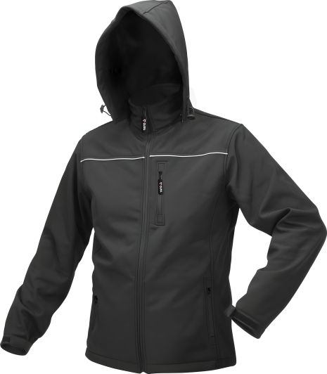 Куртка рабочая SOFTSHELL с прикреплённым капюшоном S Yato YT-79550