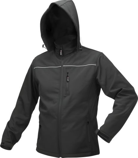 Куртка робоча SOFTSHELL з причепом капюшоном XL Yato YT-79553