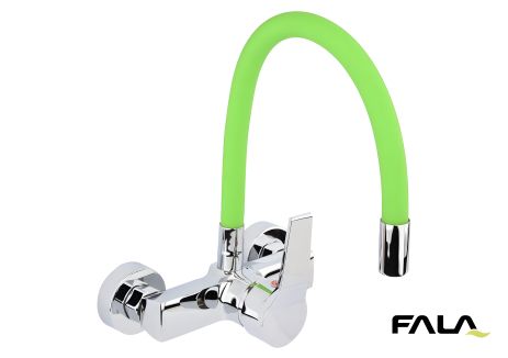 Змішувач для миття з "FLEXIBLE" гнучким виливом FALA Vorel 75674