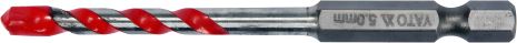 Універсальне свердло YG6X 5 x 85/30 мм HEX-1/4" Yato YT-44782