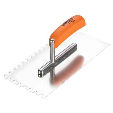 Гладилка зубчатая 270 x 128 мм с зубом 8 х 8 x 8 мм, деревянная ручка NEO 50-163