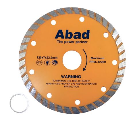 Диск діамантовий ТУРБО по бетону 125 мм ZHWEI ZTA-125