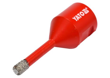 Алмазное сверло для керамики и гресса Ø= 6 мм, винтовое крепление - М14 YaTo YT-60441