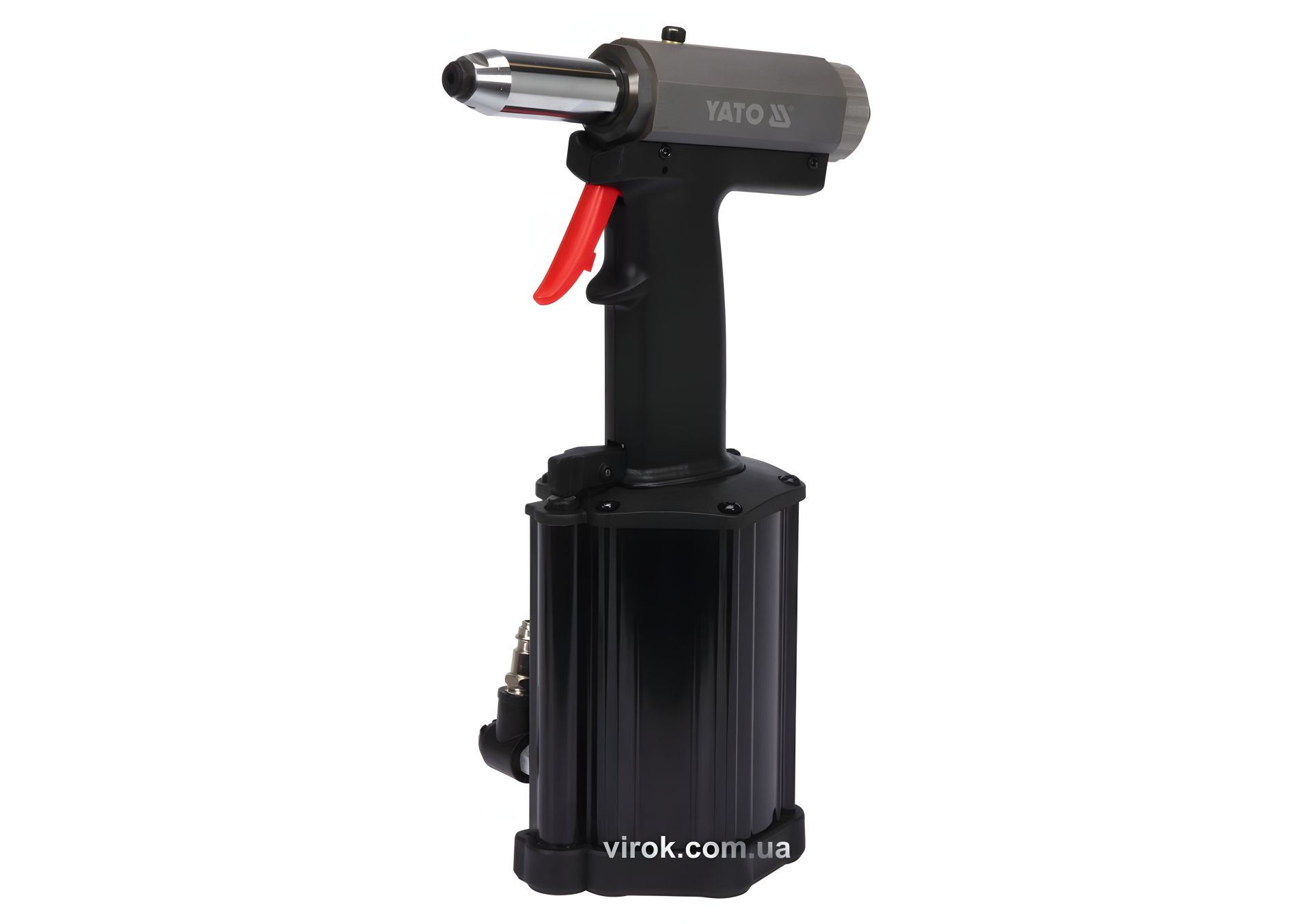 Пневмозаклепочник для заклепок Ø= 4, 4.8, 5, 6.4 мм, 60 л/мин Yato YT-36177 Пневмозаклепочник для заклепок Ø= 4, 4.8, 5, 6.4 мм, 60 л/мин Yato YT-36177
