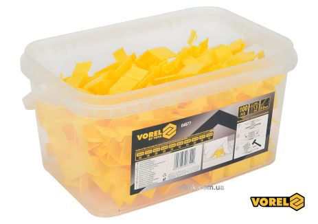 Комплект клипс для плитки Vorel 04677 Комплект клипс для плитки Vorel 04677