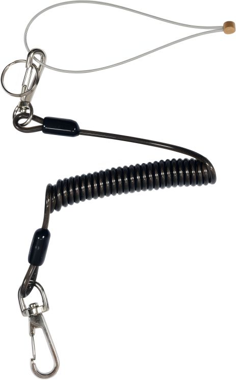 Пружинный шнур для защиты инструмента от падений O= 1.5 мм L= 52-170 мм 3 кг + 2 карабина Yato YT-74009 Пружинный шнур для защиты инструмента от падений O= 1.5 мм L= 52-170 мм 3 кг + 2 карабина Yato YT-74009