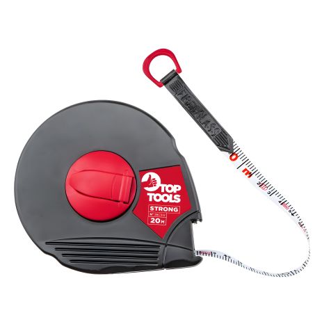 Вимірювальна стрічка з скловолокна 20 м Top Tools 28C512