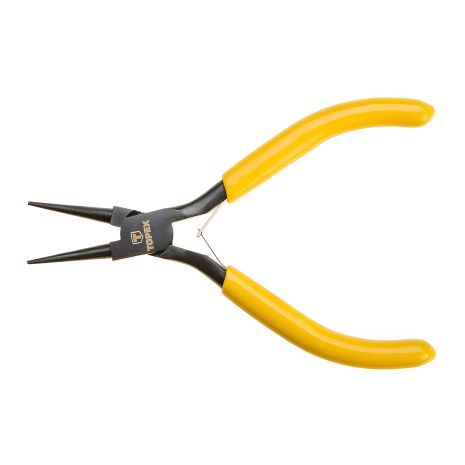 Плоскогубці круглий вигнуті 125 мм, рукоятки з еластичним покриттям, пружина, що розтискає Topex 32D034 для інструментів Плоскогубці круглий вигнуті 125 мм, рукоятки з еластичним покриттям, пружина, що розтискає Topex 32D034 для інструментів