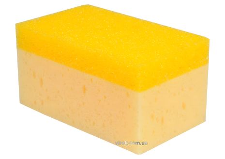 Двошарова губка для затирання плитки Virok 165х110х80 мм, арт. 20V402 Двошарова губка для затирання плитки Virok 165х110х80 мм, арт. 20V402