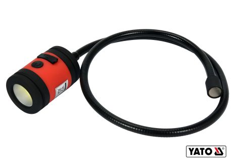 Аккумуляторная светодиодная лампа с гибким держателем Li-Po 3.7В, 1.5Ач, 3Вт, 100лм Yato YT-08516 Аккумуляторная светодиодная лампа с гибким держателем Li-Po 3.7В, 1.5Ач, 3Вт, 100лм Yato YT-08516