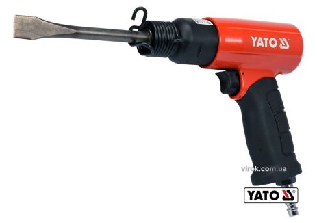 Пневматичний молоток 1/4" 3500 уд/хв 85 л/хв 6.3 бар + 2 долота Yato YT-09903