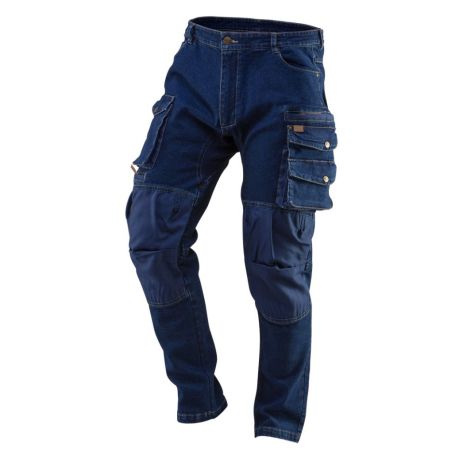 Рабочие брюки DENIM, усиление колена, размер XL NEO 81-228-XL