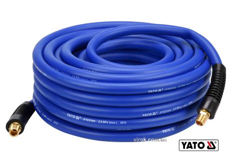 Гібридний шланг пневматичний 12.5 мм X 20 м 3/8" від Yato YT-24237