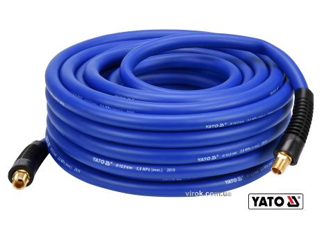 Пневматический гибридный шланг 12.5 мм X 20 м 3/8" Yato YT-24237 Пневматический гибридный шланг 12.5 мм X 20 м 3/8" Yato YT-24237