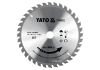 Диск пильний побідитовий по дереву: 185x20x2.2x1.5 мм, 36 зубів, RP M до 9500 1/хв YaTo YT-60622