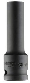 Удлиненная сменная ударная головка 1/2", 21 мм, CrMo сталь NEO 12-321