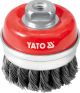 Щётка из витой проволоки 75 мм для болгарки Yato YT-4768 Щётка из витой проволоки 75 мм для болгарки Yato YT-4768