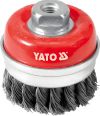 Дротяна щітка 75 мм для болгарки Yato YT-4768