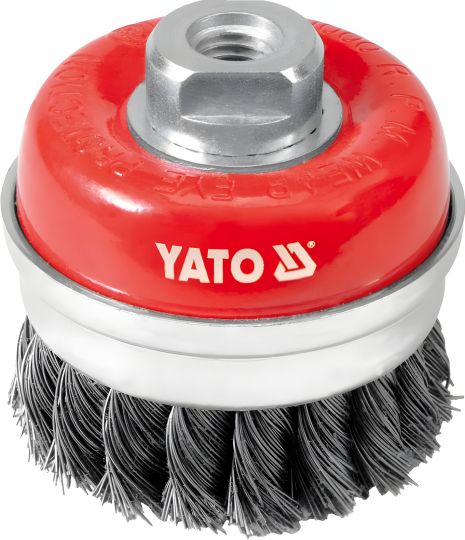 Дротяна щітка 75 мм для болгарки Yato YT-4768