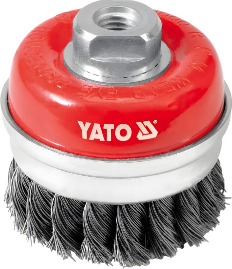 Дротяна щітка 75 мм для болгарки Yato YT-4768