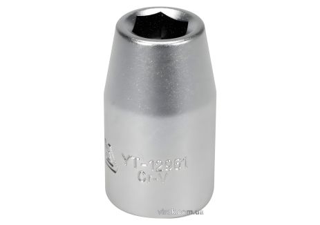 Переходник для отверточных насадок: квадрат 3/8", М= 8 мм, CrV, YaTo YT-12961 Переходник для отверточных насадок: квадрат 3/8", М= 8 мм, CrV, YaTo YT-12961