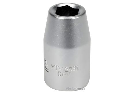 Переходник для отверточных насадок: квадрат 3/8", М= 8 мм, CrV, YaTo YT-12961 Переходник для отверточных насадок: квадрат 3/8", М= 8 мм, CrV, YaTo YT-12961