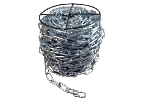 Ланцюг коротколанковий оцинкований ТМ DIN 5685A; Ø = 5 мм, 25 кг, l = 54 м ± 1,0% (TR) VIROK 86V405