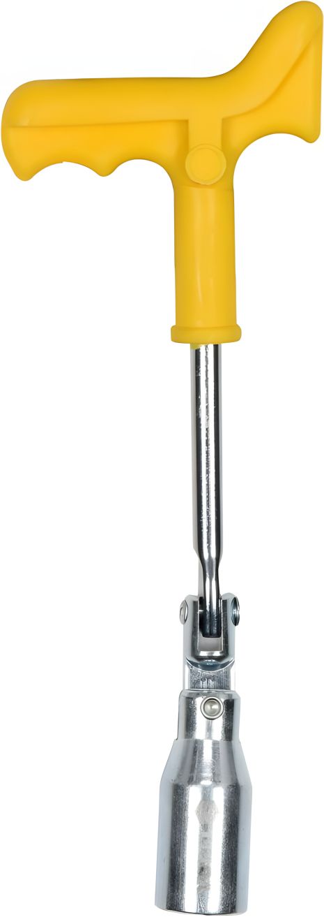 Шарнірний ключ до свічок двигунів М21 пластикова ручка 260 мм Vorel 57221 Шарнірний ключ до свічок двигунів М21 пластикова ручка 260 мм Vorel 57221