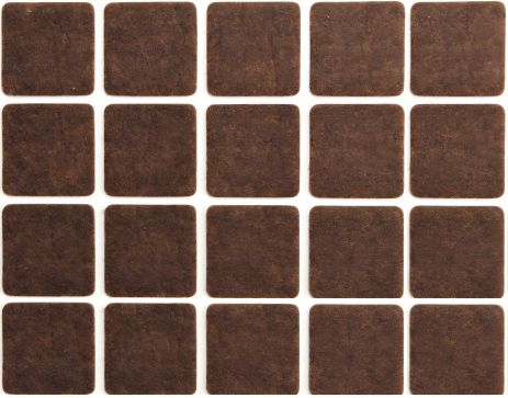 Набор самоклеющихся войлочных протекторов 20х20 мм Vorel 74861