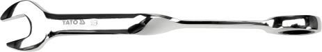 Ріжково-накидний ключ з тріскачкою 18 x 240 мм HRC 40-45 Cr-V Yato YT-01881