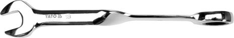 Ріжково-накидний ключ з тріскачкою 18 x 240 мм HRC 40-45 Cr-V Yato YT-01881