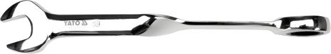 Ріжково-накидний ключ з тріскачкою 18 x 240 мм HRC 40-45 Cr-V Yato YT-01881