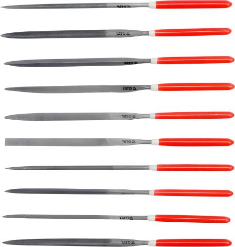 Набір надфілів 10 шт 180 мм Yato YT-6165