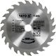 Диск пиляльний твер. сплав 130х16х2.8х2 Yato YT-6050