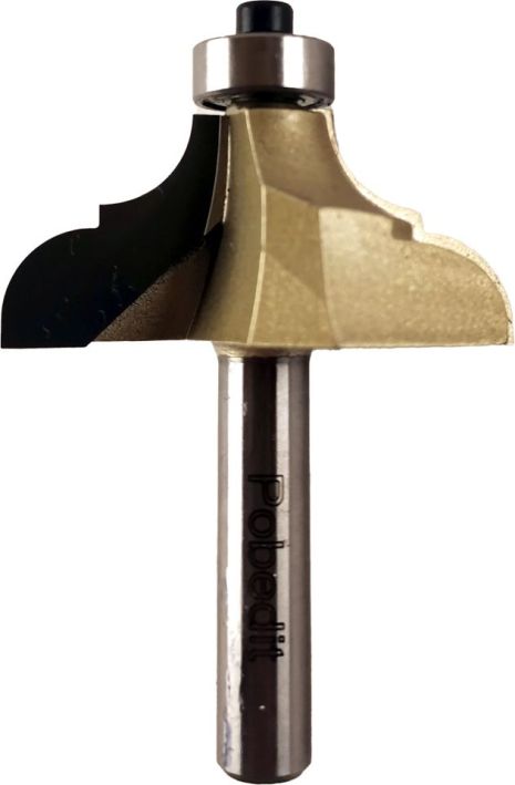 Фреза кромочная калевочная D-44.7 мм, R-8 мм, d-8 мм Pobedit P-2002-08-08 Фреза кромочная калевочная D-44.7 мм, R-8 мм, d-8 мм Pobedit P-2002-08-08