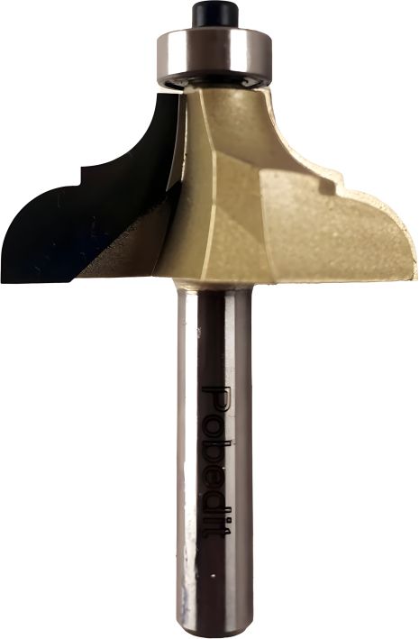 Кромочная калевочная фреза Pobedit P-2002-08-08, D-44.7 мм, R-8 мм, d-8 мм Кромочная калевочная фреза Pobedit P-2002-08-08, D-44.7 мм, R-8 мм, d-8 мм