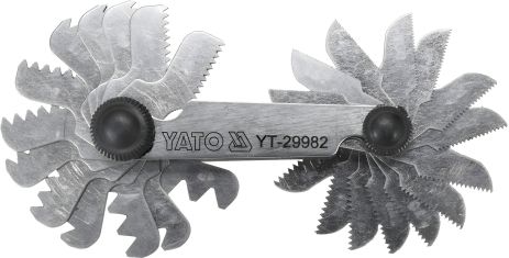 Набор слесарных резьбомеров з резьбой, 28 ед. Yato YT-29982