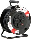 Удлинитель с заземлением на катушке Yato YT-81054, 40 метров 3х1,5 мм²