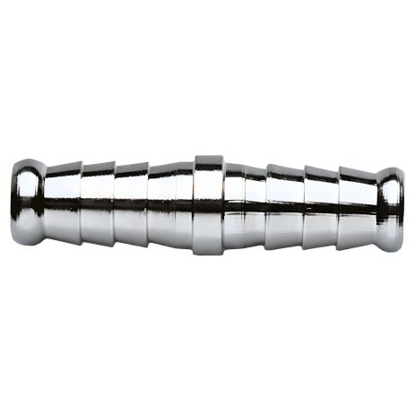 Двостороння латунна нікельована муфта під шланг 8 мм NEO 12-611