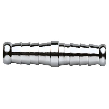 Латунная никелированная муфта под шланг 8 мм NEO 12-611