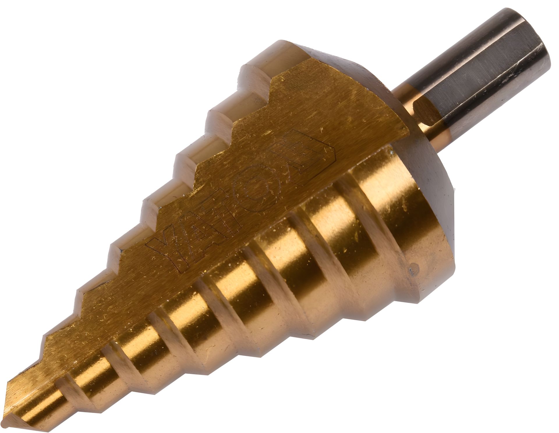 Конусне ступінчасте свердло по металу HSS 4241 10-45 мм 100/75 мм Yato YT-44742 Конусне ступінчасте свердло по металу HSS 4241 10-45 мм 100/75 мм Yato YT-44742